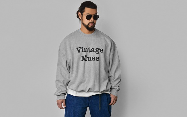 Vintage Muse 루즈핏 맨투맨 937